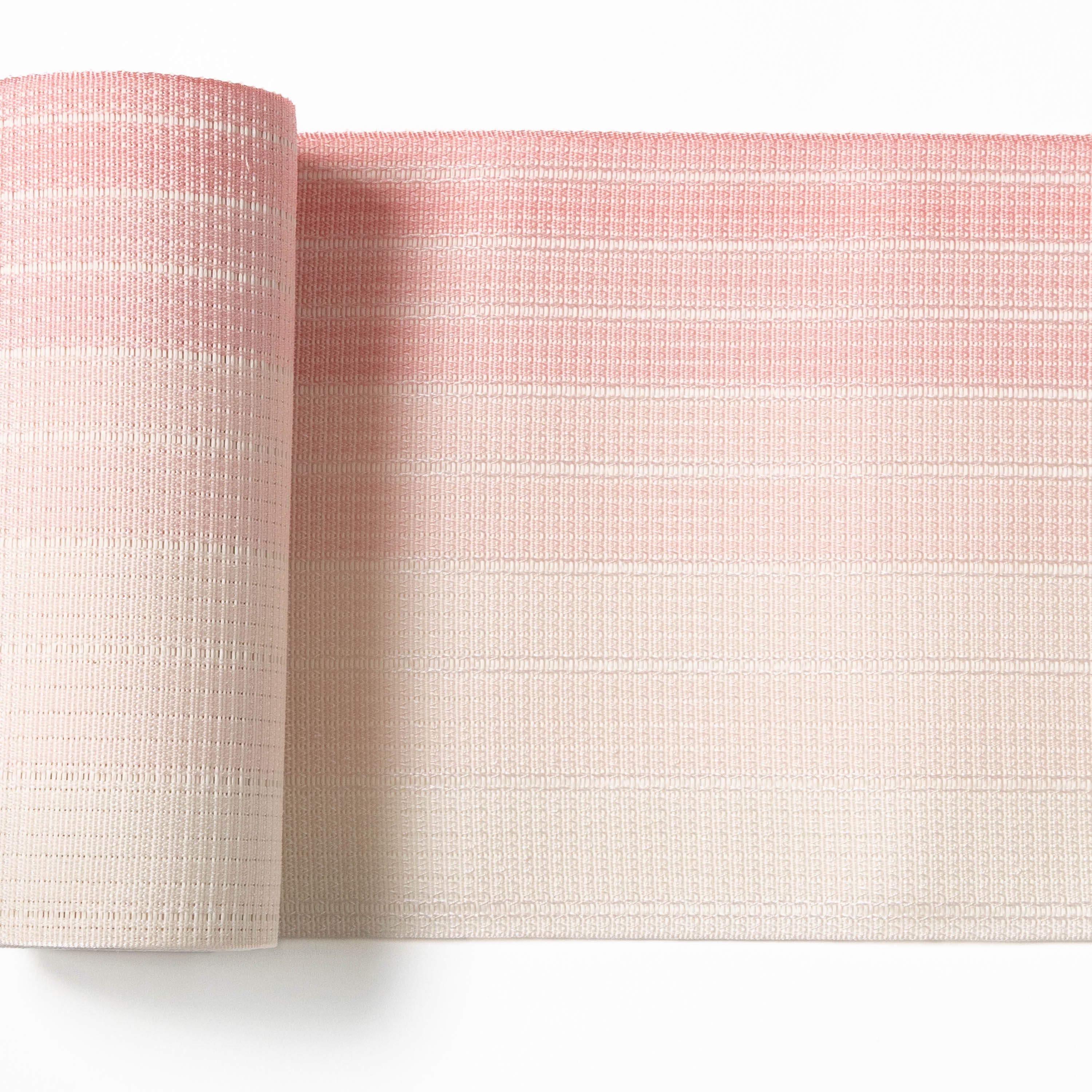 粗紗 総暈し ピンク｜西村織物 オンラインショップ｜博多帯