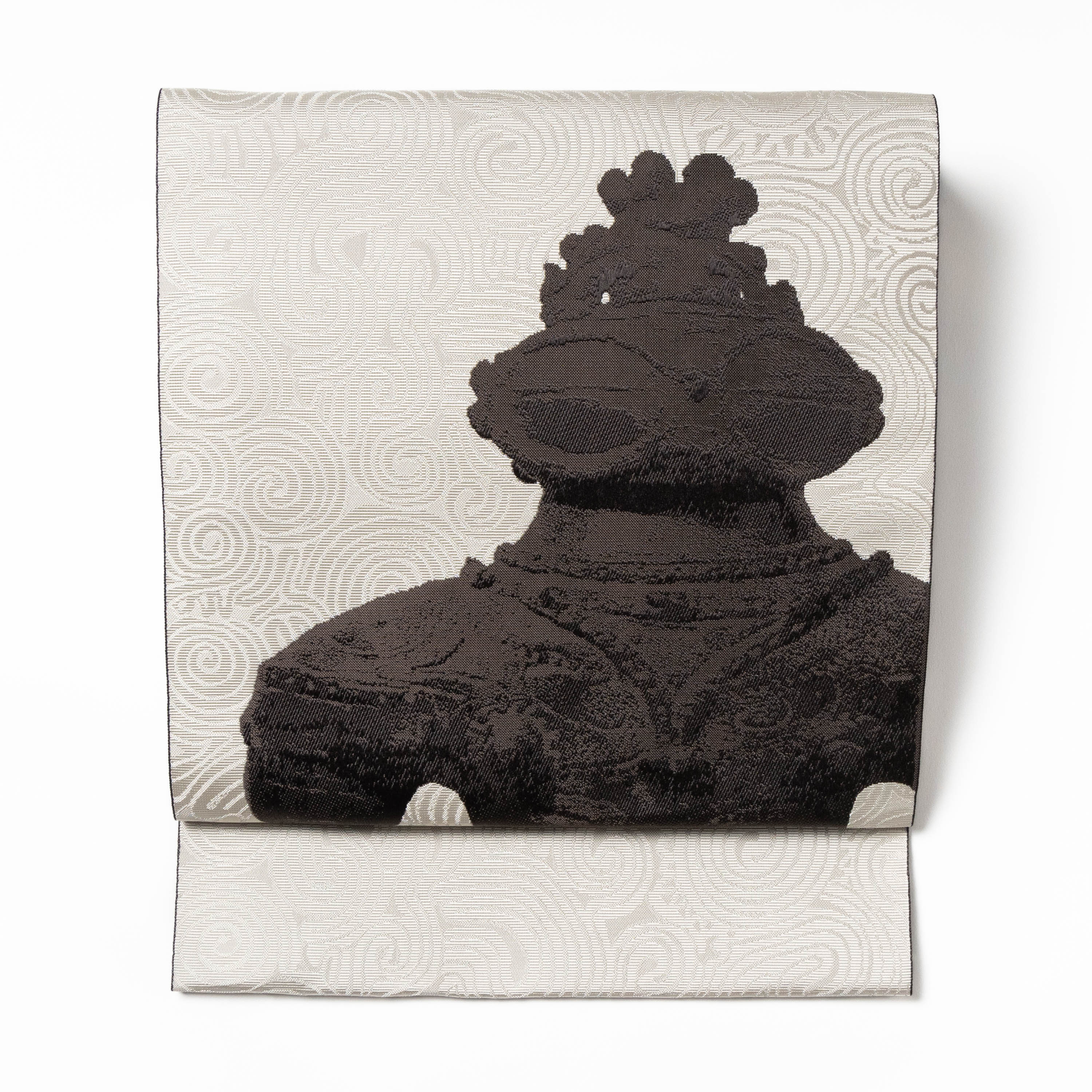 Asian 沈黙スル土偶 象牙｜西村織物 オンラインショップ｜博多帯