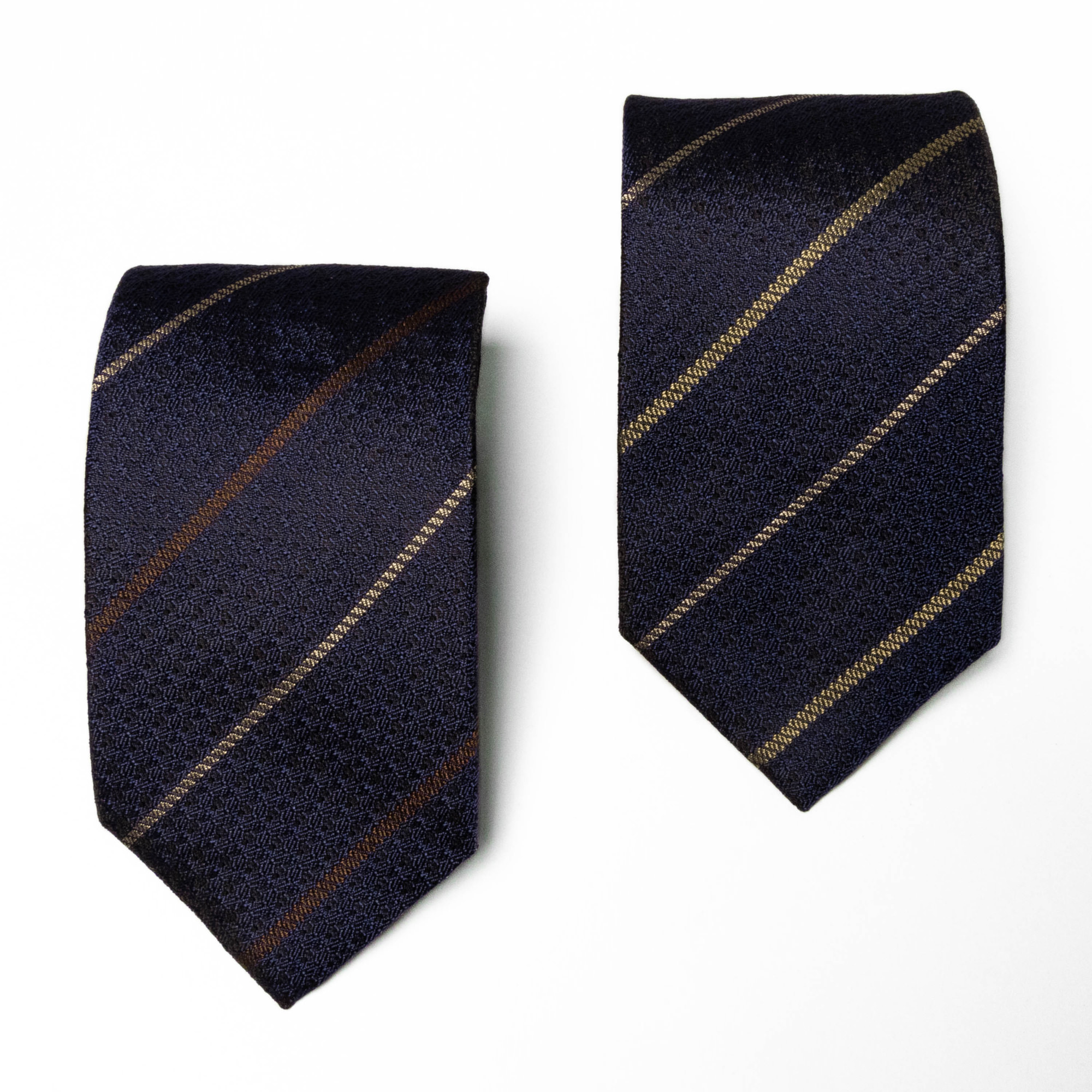 独鈷親子縞　玉子鼠色