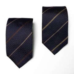 独鈷親子縞 玉子鼠色