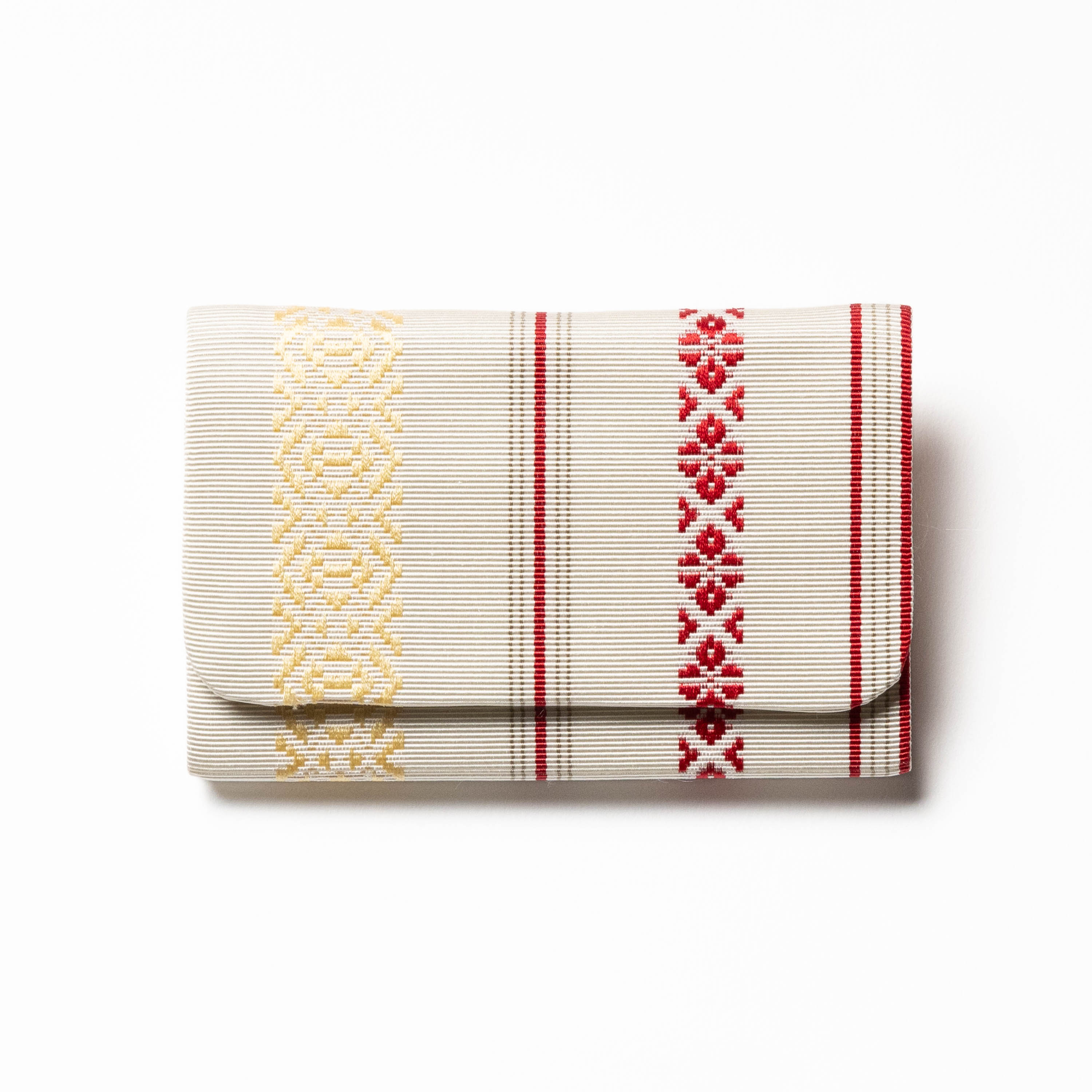 名刺入れ 白/赤/黄｜西村織物 オンラインショップ｜博多帯・博多織 通販