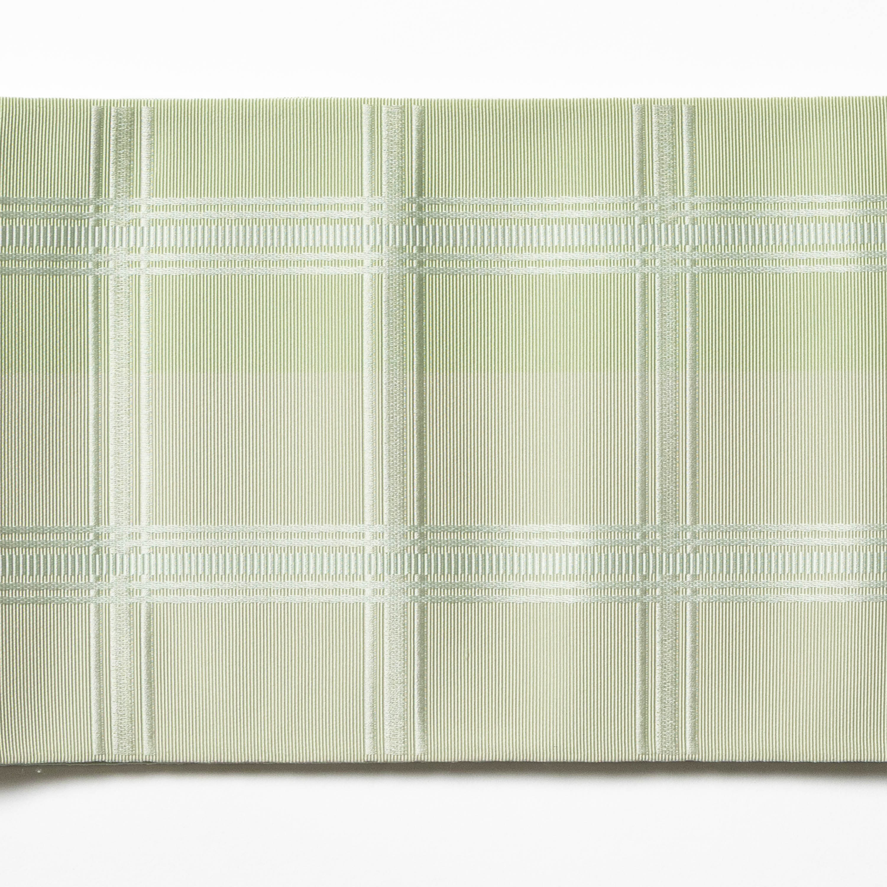 結 振分格子 百緑｜西村織物 オンラインショップ｜博多帯・博多織 通販