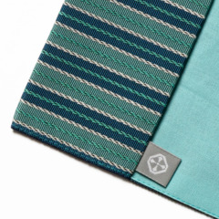 ブックカバー〈麻絹/翠色〉