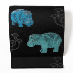 Ancient Culture 幸せの青いカバ アイボリーブラック