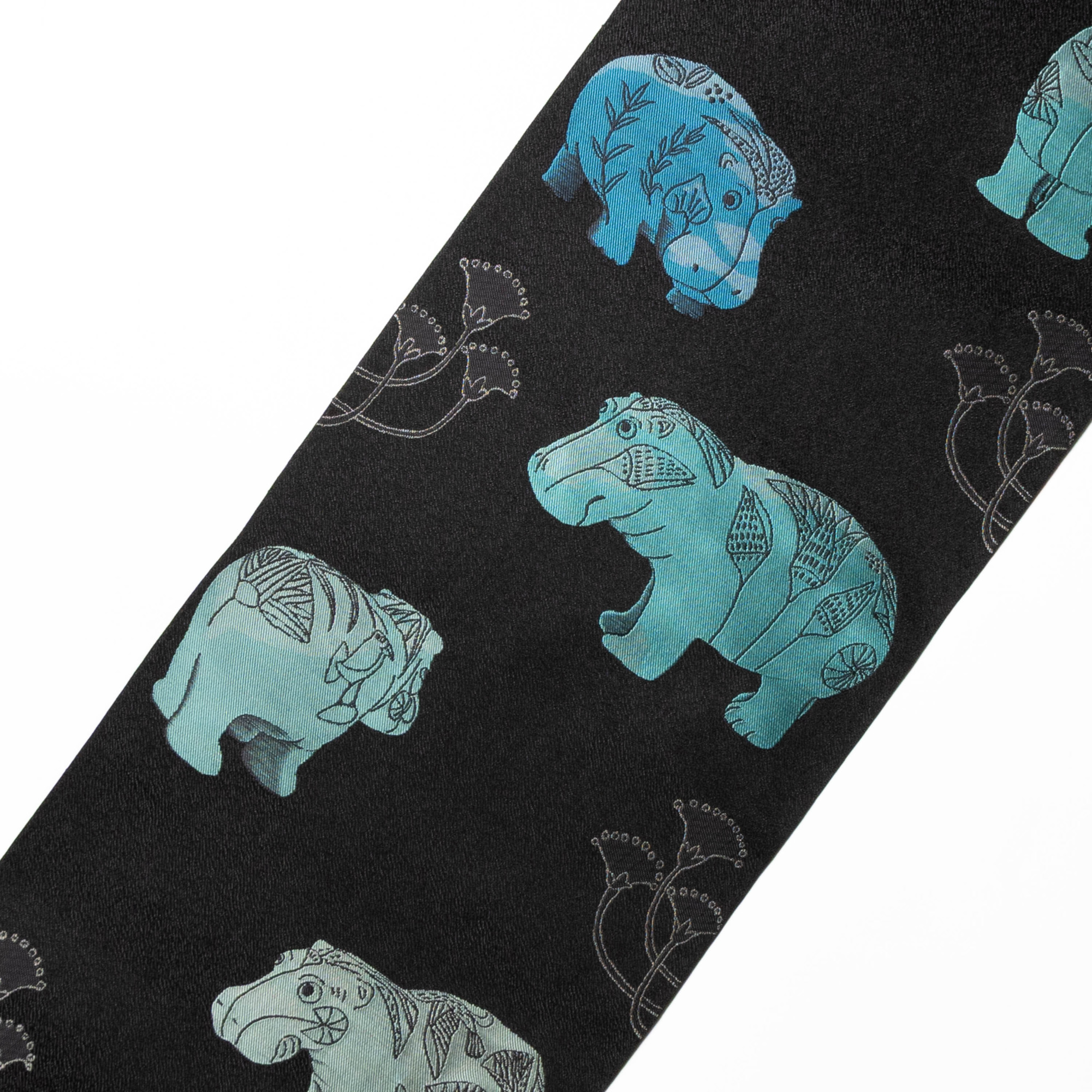 Ancient Culture　幸せの青いカバ　アイボリーブラック