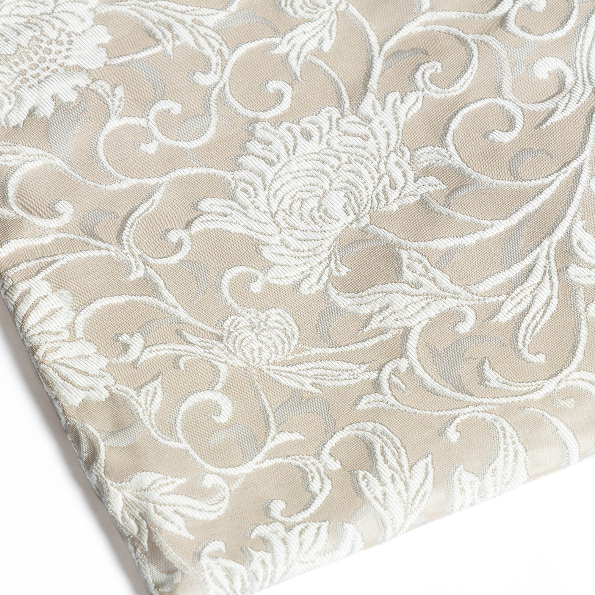 おたいこばっぐ〈透彫唐花/白茶〉