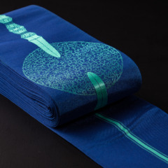 Yamaobi by Hiromine Nakamura -独鈷華皿/瑠璃紺に緑青-