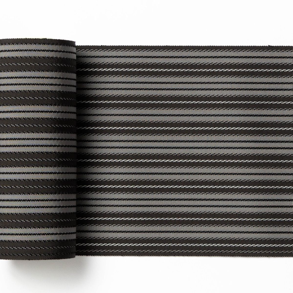 麻絹　黒グレー