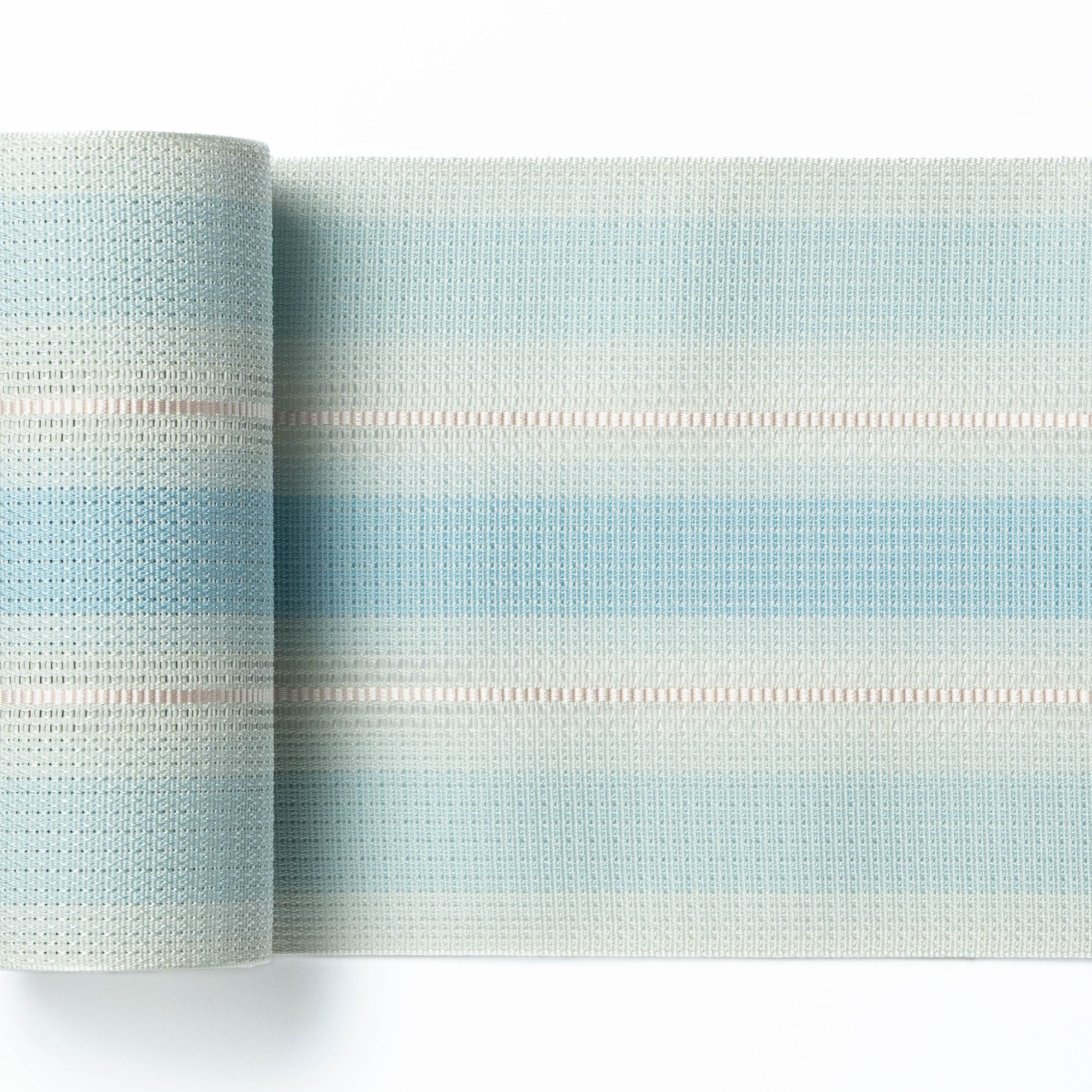 粗紗　三彩ぼかし　水色