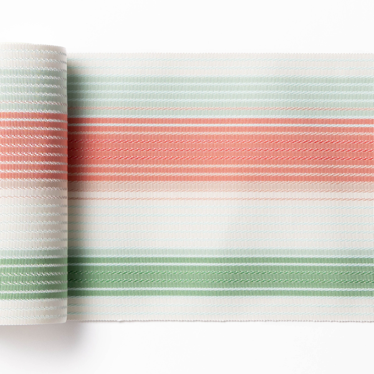 麻絹　赤緑
