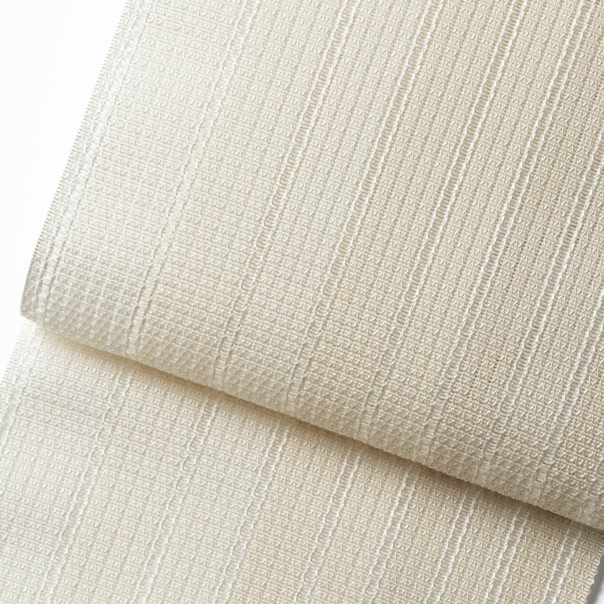 粗紗　総暈し　生成り