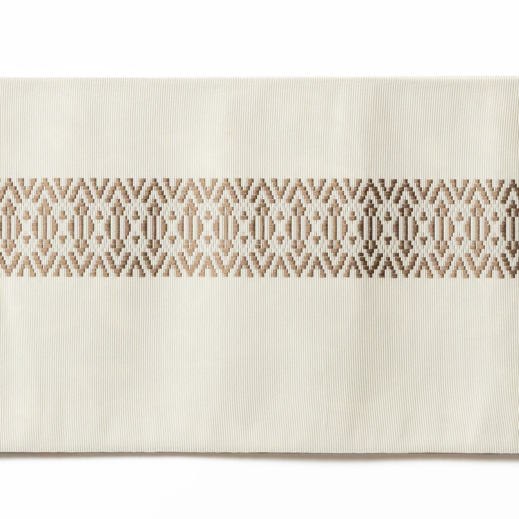 結　唐花暈し　ベージュ