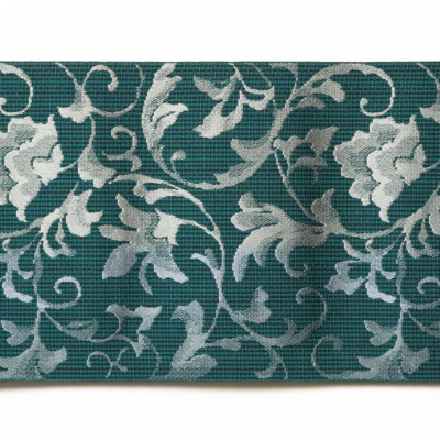 結　唐花暈し　ビリジアン