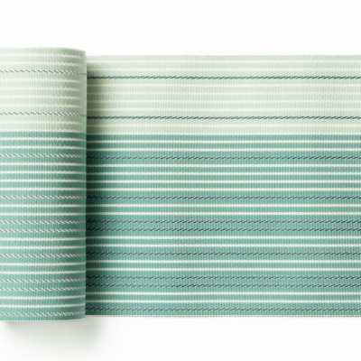 麻絹　青緑