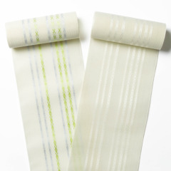 紗　小花献上　白共