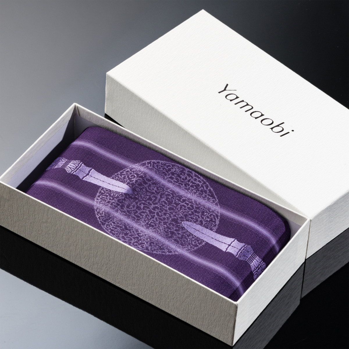 Yamaobi by Hiromine Nakamura -独鈷華皿/茄子紺