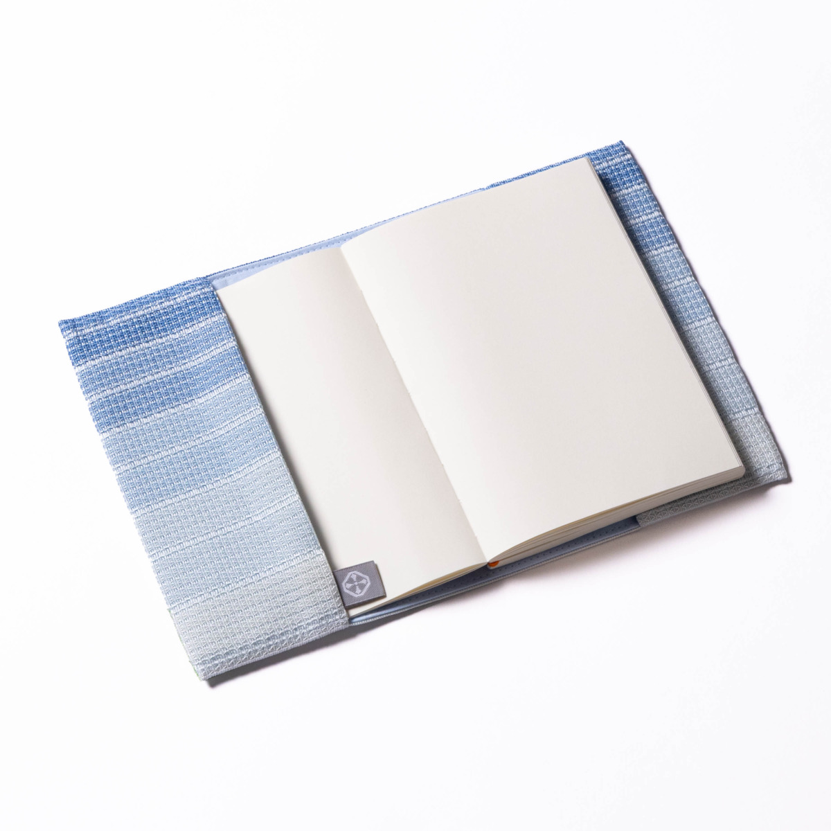 ブックカバー〈総暈し/青色〉